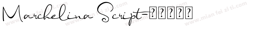 Marchelina Script字体转换